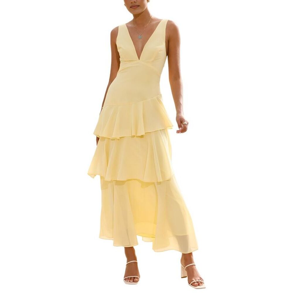 Deli S Womens  Solid Maxi Dress